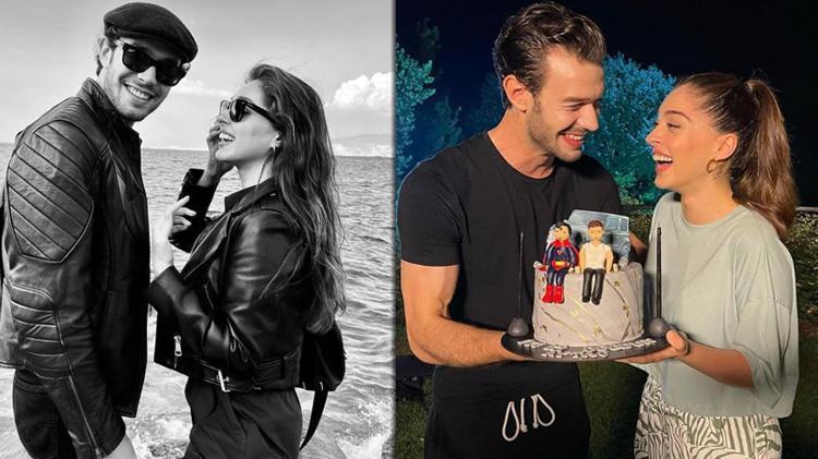 Cemre Baysel ve Aytaç Şaşmazdan aşk pozu Gül emojisi ile paylaştı
