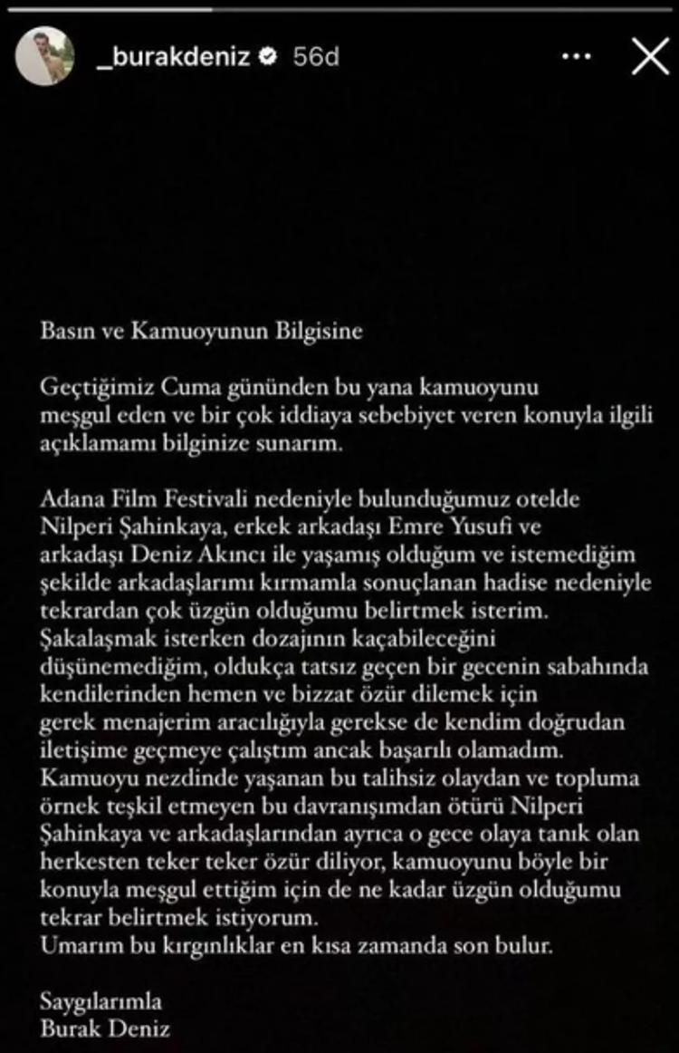 ÖZÜR DİLERİM