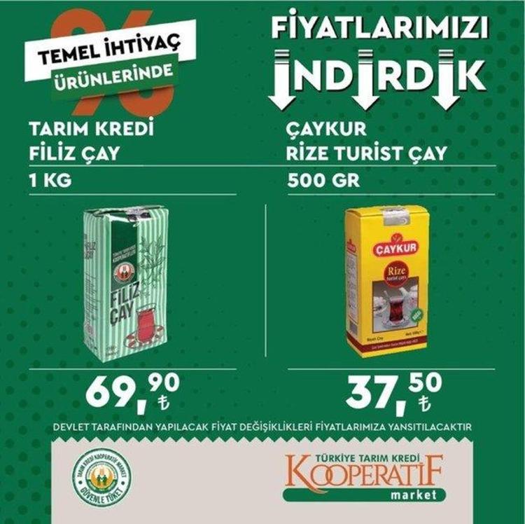 Market fiyatlarında büyük indirim Tek tek yeni fiyatları açıklandı