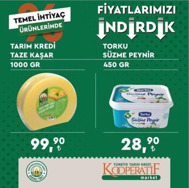 Market fiyatlarında büyük indirim Tek tek yeni fiyatları açıklandı
