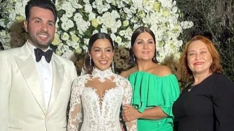 Sibel Can ve Hakan Uralın oğlu Engincan, Merve Kaya ile evlendi Düğündeki tabak detayı...