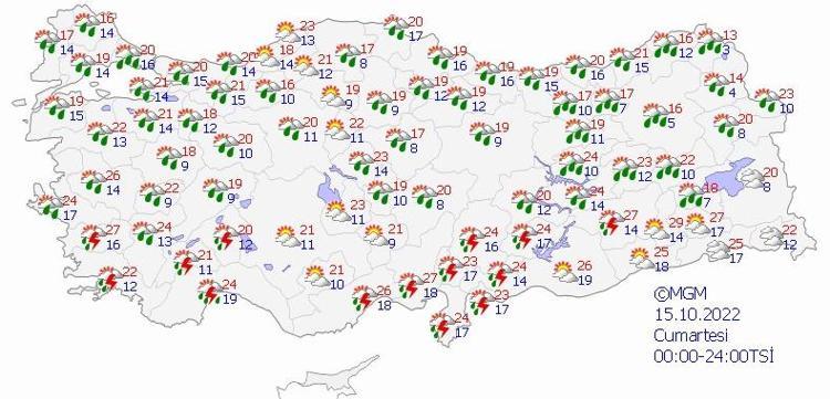15 EKİM CUMARTESİ