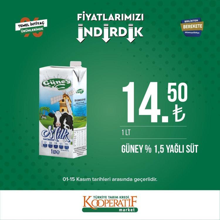 Ayçiçek yağı fiyatlarında büyük indirim geldi Tarım Kredi Kooperatif marketlerinde indirimli ürünler tek tek açıklandı