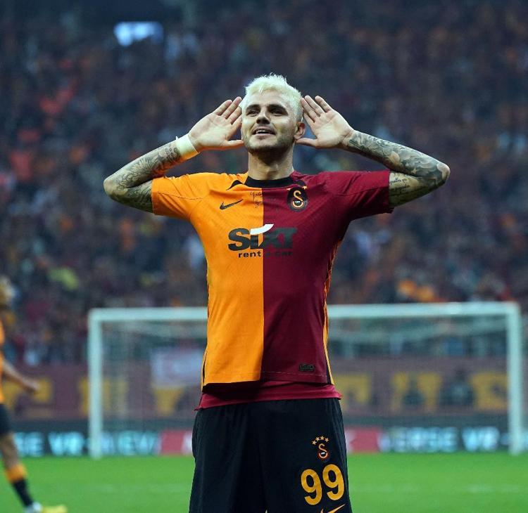 Mauro Icardi, Galatasaray - Beşiktaş derbisine damga vurdu Yabancı basında manşetlerde