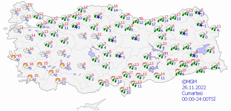 Şiddetli kar yağışı başlıyor 4 dereceye kadar düşecek, Meteoroloji son dakika duyurdu