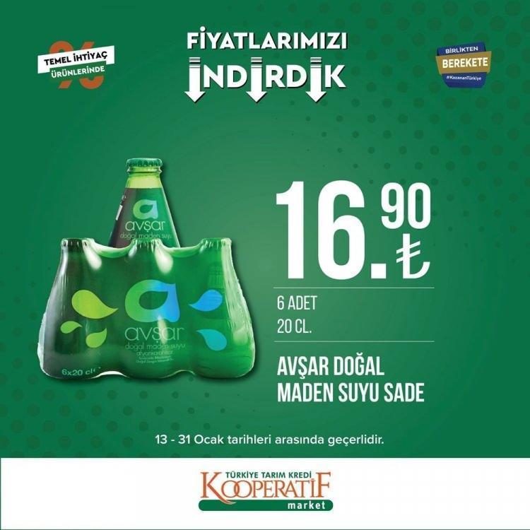 Tarım Kredi Marketlerinde büyük indirim Birçok üründe fiyatlar düştü, tek tek açıklandı