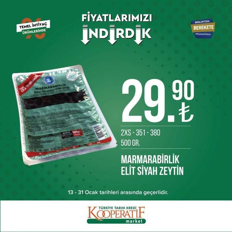 Tarım Kredi Marketlerinde büyük indirim Birçok üründe fiyatlar düştü, tek tek açıklandı
