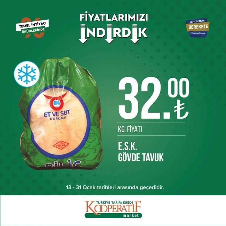 Tarım Kredi Marketlerinde büyük indirim Birçok üründe fiyatlar düştü, tek tek açıklandı