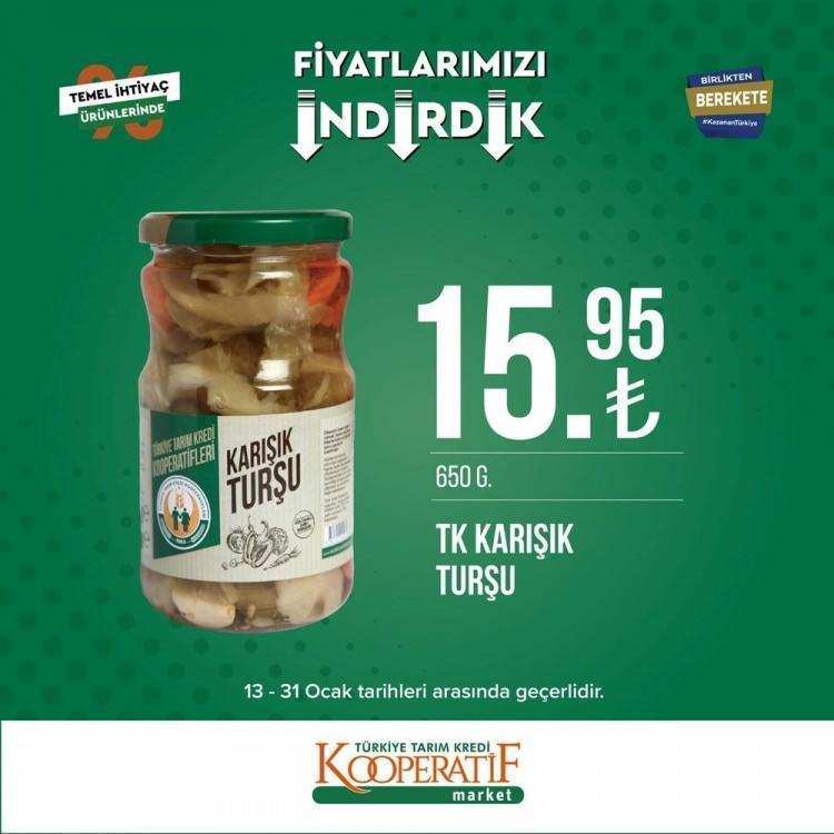 Tarım Kredi Marketlerinde büyük indirim Birçok üründe fiyatlar düştü, tek tek açıklandı