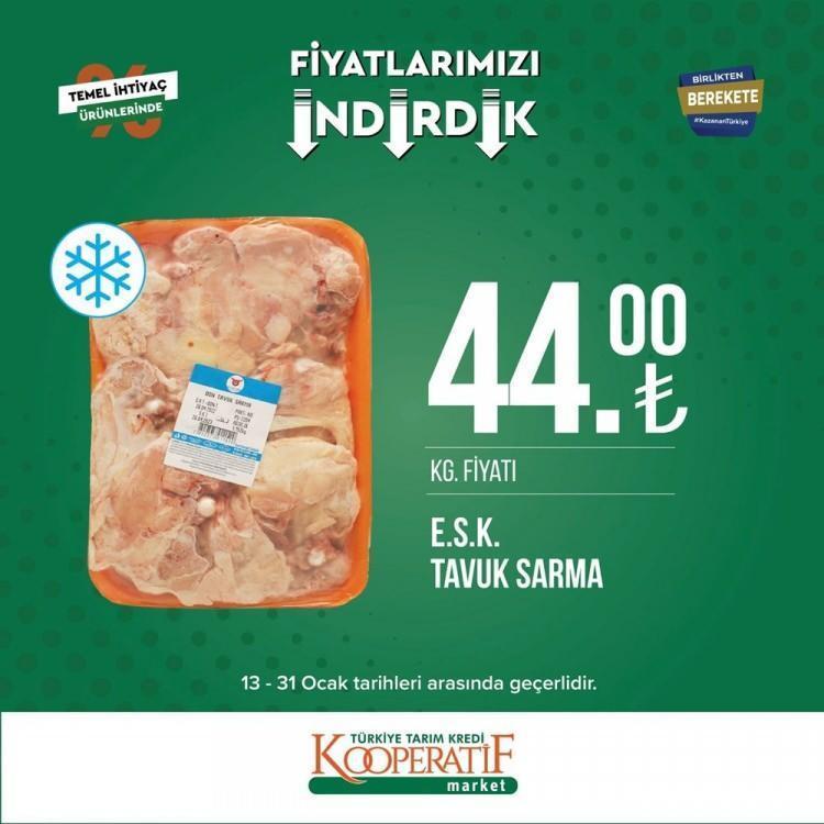 Tarım Kredi Marketlerinde büyük indirim Birçok üründe fiyatlar düştü, tek tek açıklandı
