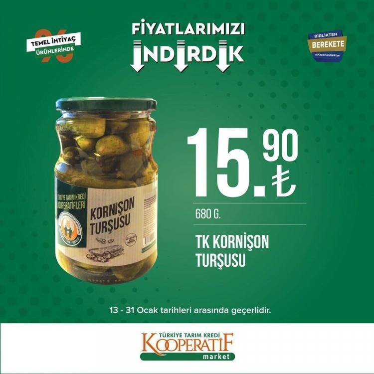 Tarım Kredi Marketlerinde büyük indirim Birçok üründe fiyatlar düştü, tek tek açıklandı