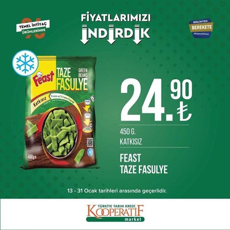 Tarım Kredi Kooperatif Market indirimli ürünler listesi kataloğu (17-31 Ocak) Tarım Kredi Market kataloğunda hangi ürün fiyatları indirimli, listede neler var