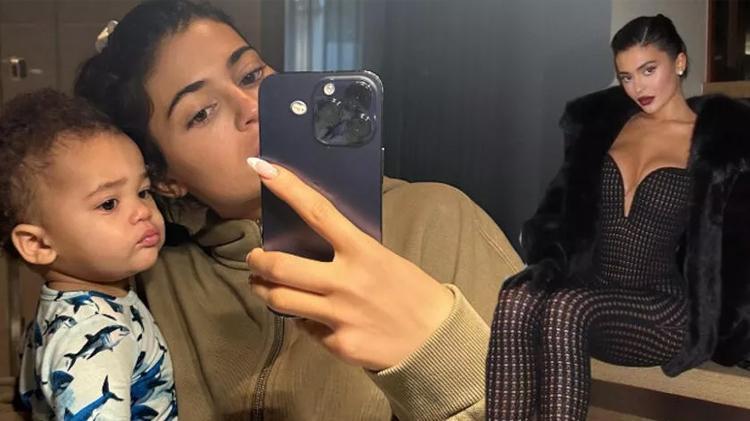 Kylie Jenner oğlunun adını değiştirdi ve ilk kez yüzünü paylaştı