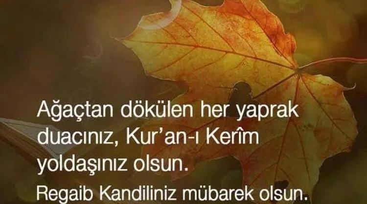 Regaip Kandili mesajları 2023 En güzel dualı, kısa ve uzun resimli Regaip Kandili mesajları ve sözleri