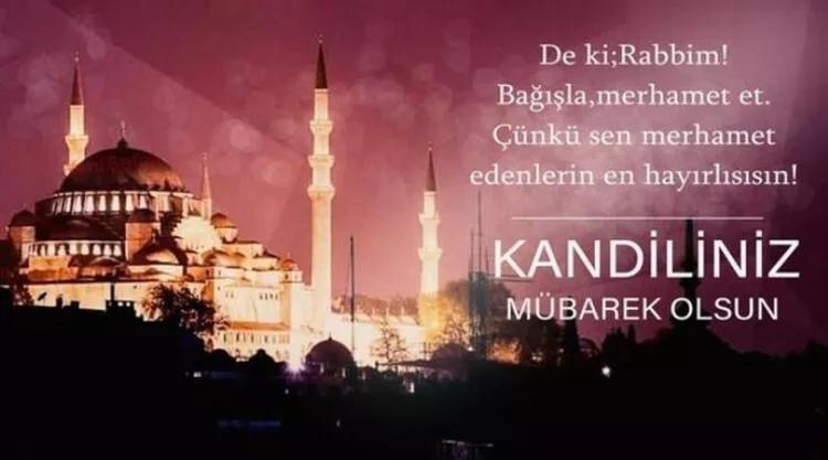 Regaip Kandili mesajları 2023 En güzel dualı, kısa ve uzun resimli Regaip Kandili mesajları ve sözleri