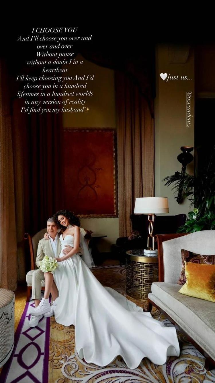 Özcan Deniz ve Samar Dadgarın nikah fotoğrafları geldi