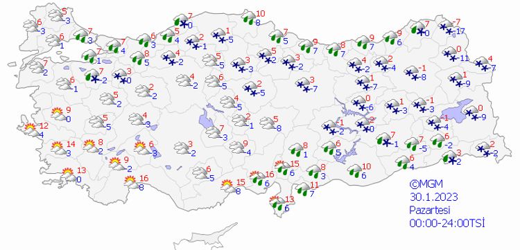 37 ilde kar yağışı ve soğuk hava dalgası başlıyor Günü belli oldu, Meteoroloji son dakika duyurdu