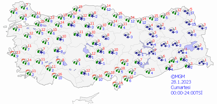 37 ilde kar yağışı ve soğuk hava dalgası başlıyor Günü belli oldu, Meteoroloji son dakika duyurdu