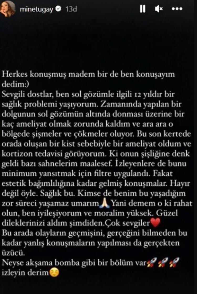 Mine Tugay amuda kalktı, gören dönüp bir daha baktı