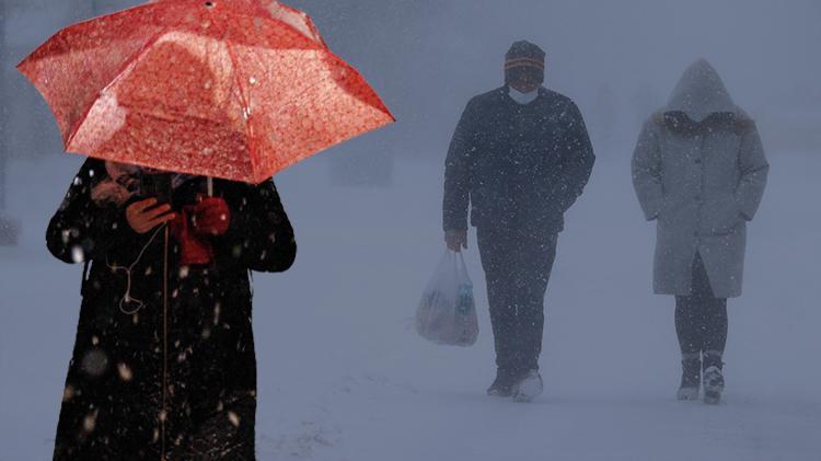 İstanbulda kar alarmı Kara kış geldi, yağış başladı Meteorolojiden 25 kent için sarı ve turuncu uyarı