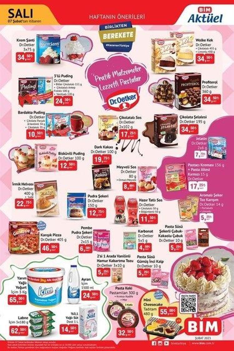BİMde Sevgililer Günü indirimli ürünleri var BİM 10 Şubat aktüel katalog yayınlandı