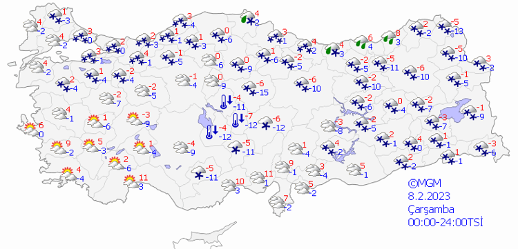 Şiddetli kar yağışı ve kar sağanakları başladı Meteorolojiden son dakika uyarısı, devam edecek