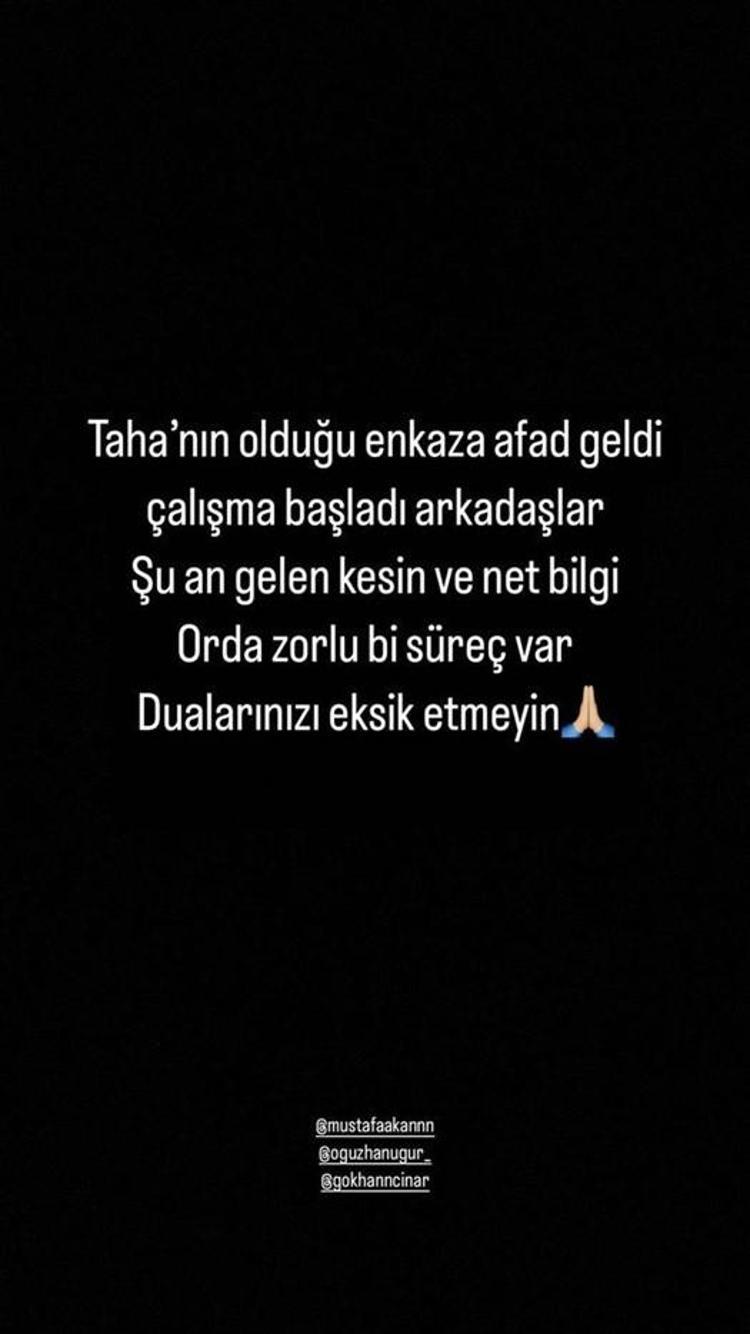 DERYA ULUĞ TAHA DUYMAZ VE ENKAZ ALTINDAKİLER İÇİN DUALARINIZI EKSİK ETMEYİN