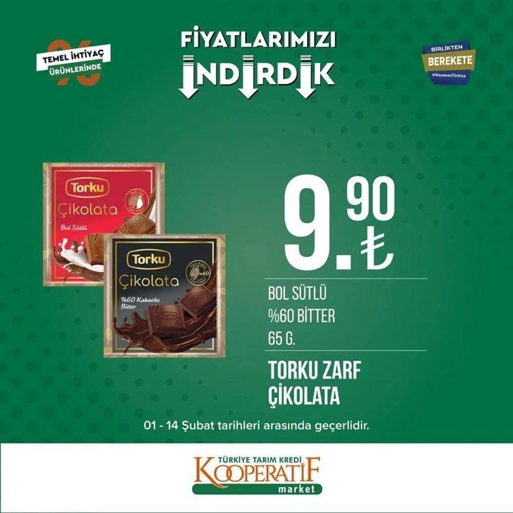 Tarım Kooperatif Market 9-15 Şubat depreme özel indirimli katalogu yayınlandı İndirimli ürünler listesi.. Çocuk bezi, şampuan, havlu...