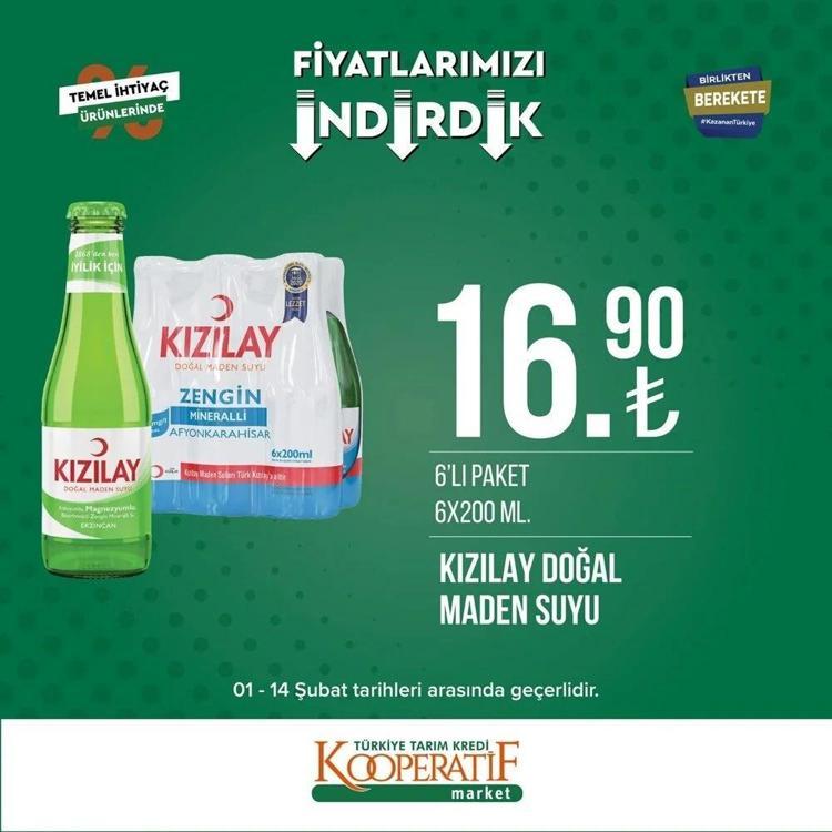 Tarım Kooperatif Market 9-15 Şubat depreme özel indirimli katalogu yayınlandı İndirimli ürünler listesi.. Çocuk bezi, şampuan, havlu...