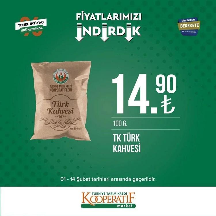 Tarım Kooperatif Market 9-15 Şubat depreme özel indirimli katalogu yayınlandı İndirimli ürünler listesi.. Çocuk bezi, şampuan, havlu...