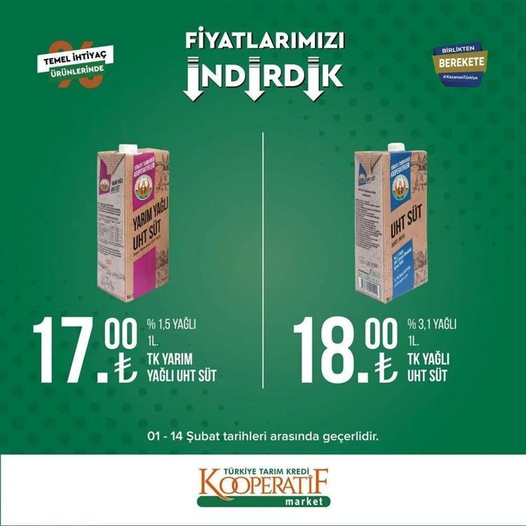Tarım Kooperatif Market 9-15 Şubat depreme özel indirimli katalogu yayınlandı İndirimli ürünler listesi.. Çocuk bezi, şampuan, havlu...