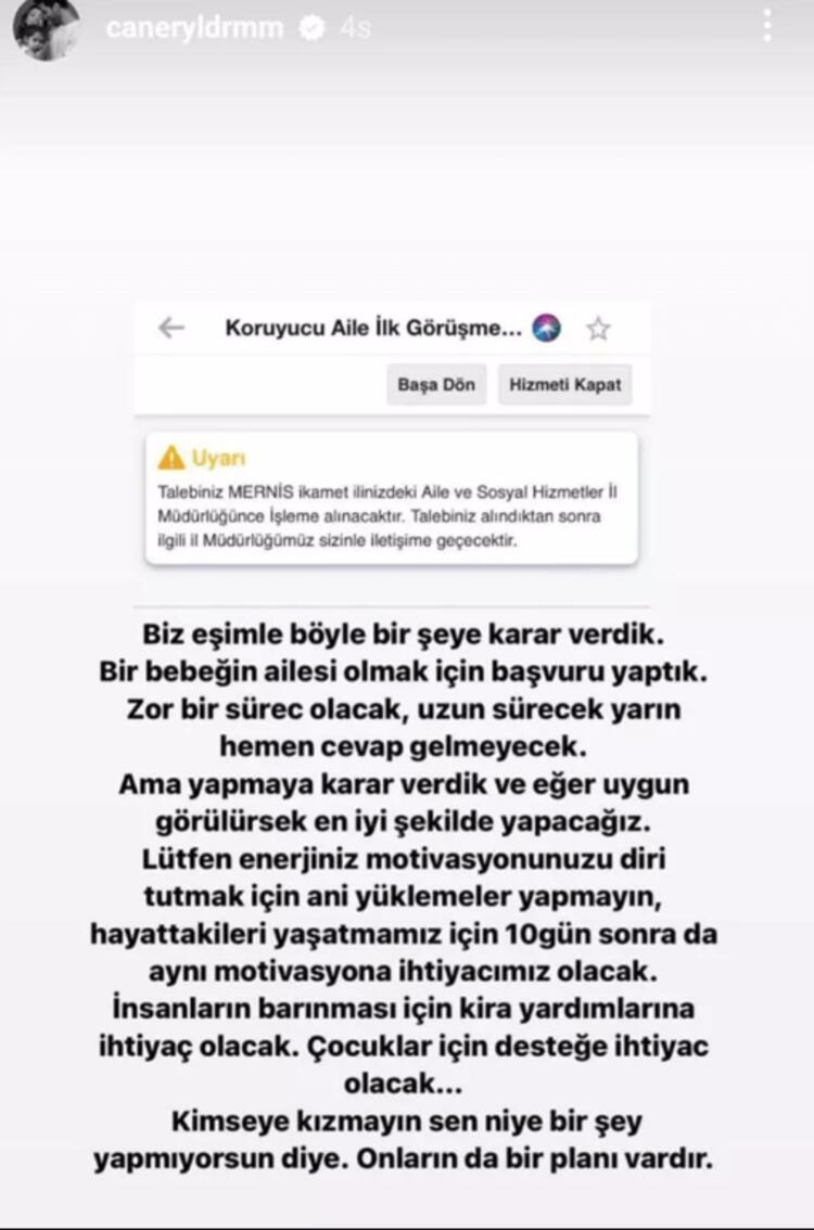 Gamze Erçel ile Caner Yıldırımdan duygulandıran paylaşım