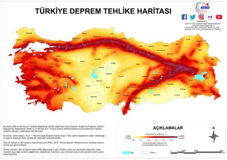 Bursa fay hattı hangi ilçelerden geçiyor 7 aktif fayın geçtiği semtler hangileri İşte Bursa fay haritası