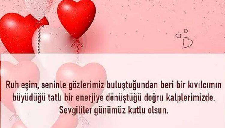 Sevgiliye 14 Şubat yıldönümü mesajları Sevgililer Gününde sevgiliyi mutlu edecek notlar, romantik sözler