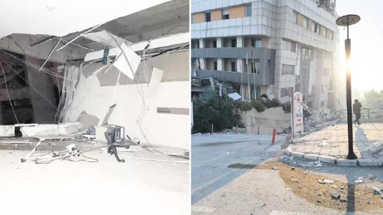 Hastaları çarşaflarla sarkıtarak indirdiler Zamanla yarıştılar