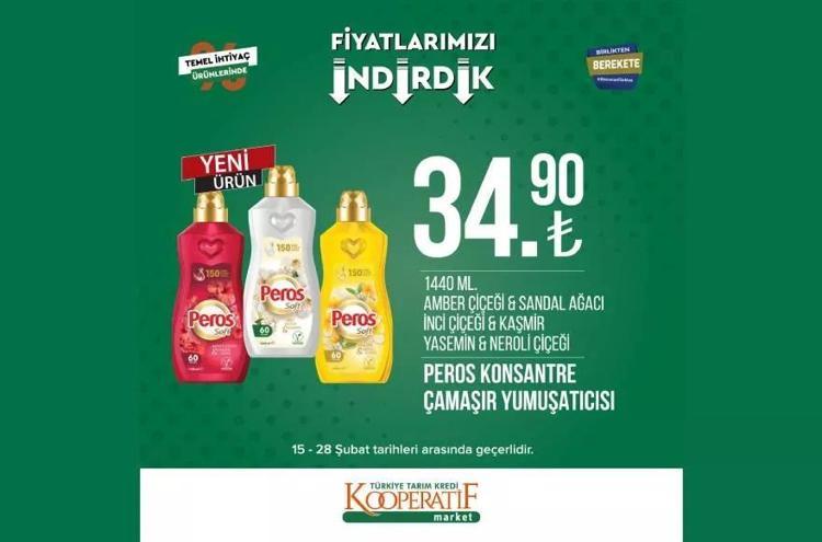 Tarım Kooperatif Market 28 Şubat özel katalog yayınlandı İndirimli ürünler listesi belli oldu Çocuk bezi 89 TL, 1 KG Kıyma 62 TL, ayçiçek yağı...