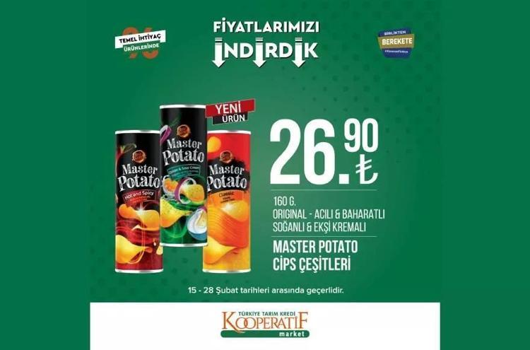 Tarım Kooperatif Market 28 Şubat özel katalog yayınlandı İndirimli ürünler listesi belli oldu Çocuk bezi 89 TL, 1 KG Kıyma 62 TL, ayçiçek yağı...