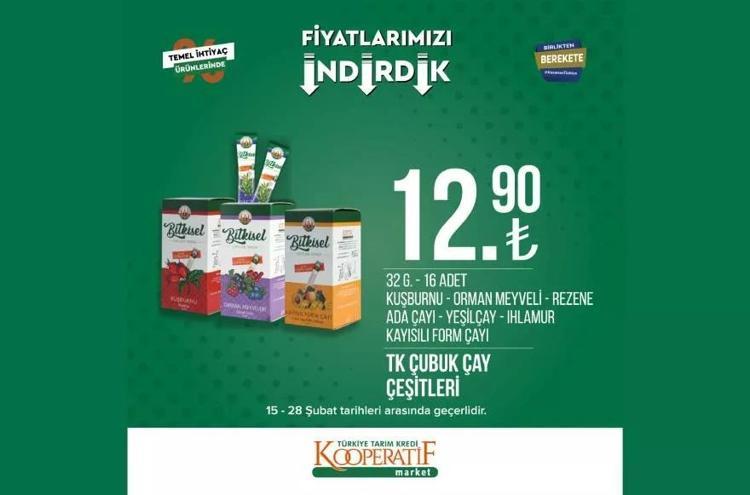 Tarım Kooperatif Market 28 Şubat özel katalog yayınlandı İndirimli ürünler listesi belli oldu Çocuk bezi 89 TL, 1 KG Kıyma 62 TL, ayçiçek yağı...