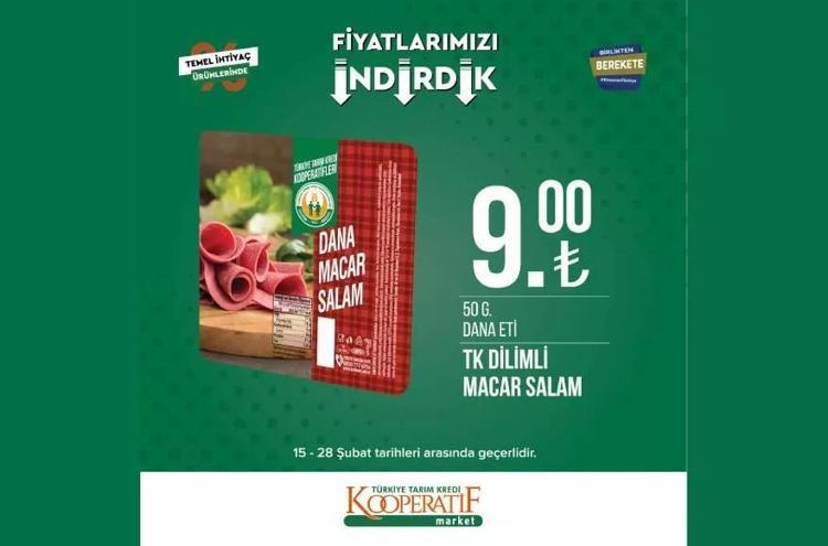 Tarım Kooperatif Market 28 Şubat özel katalog yayınlandı İndirimli ürünler listesi belli oldu Çocuk bezi 89 TL, 1 KG Kıyma 62 TL, ayçiçek yağı...