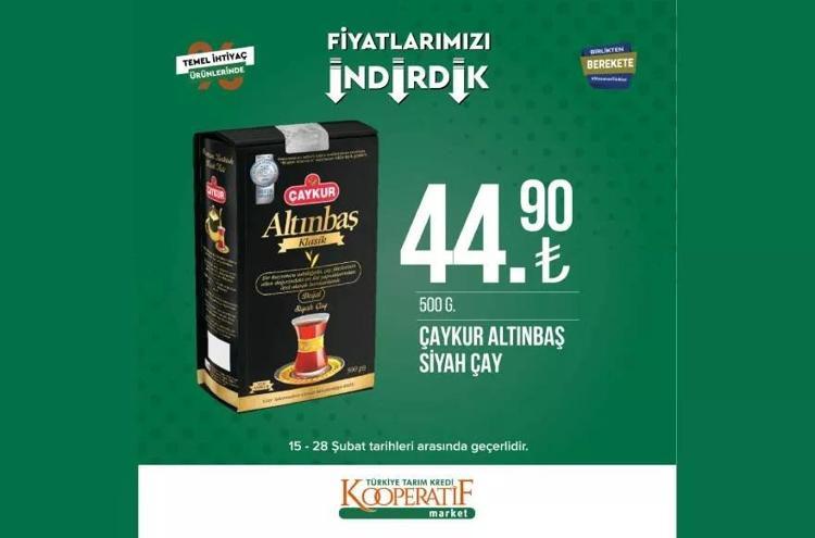 Tarım Kooperatif Market 28 Şubat özel katalog yayınlandı İndirimli ürünler listesi belli oldu Çocuk bezi 89 TL, 1 KG Kıyma 62 TL, ayçiçek yağı...