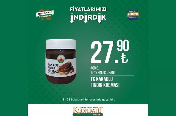 Tarım Kooperatif Market 28 Şubat özel katalog yayınlandı İndirimli ürünler listesi belli oldu Çocuk bezi 89 TL, 1 KG Kıyma 62 TL, ayçiçek yağı...
