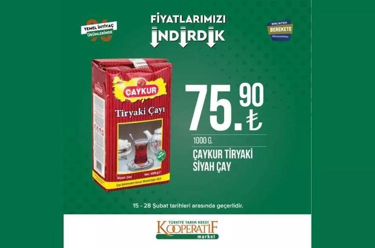 Tarım Kooperatif Market 28 Şubat özel katalog yayınlandı İndirimli ürünler listesi belli oldu Çocuk bezi 89 TL, 1 KG Kıyma 62 TL, ayçiçek yağı...