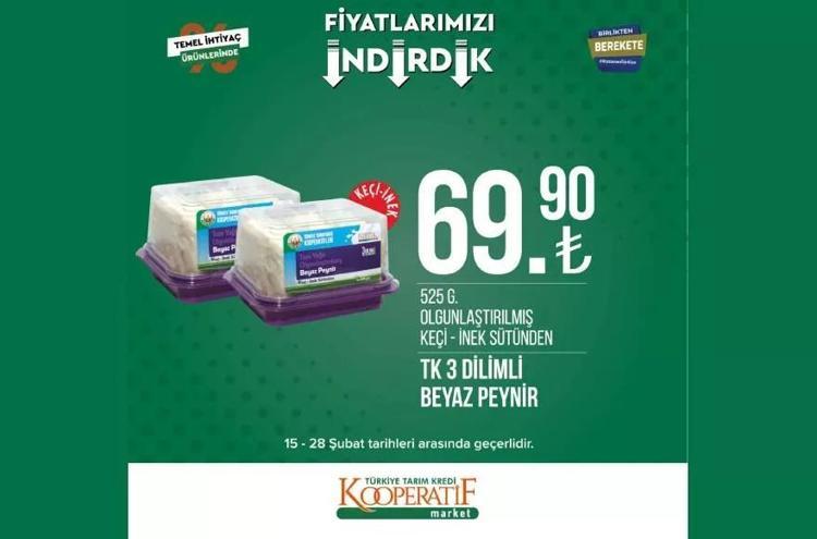 Tarım Kooperatif Market 28 Şubat özel katalog yayınlandı İndirimli ürünler listesi belli oldu Çocuk bezi 89 TL, 1 KG Kıyma 62 TL, ayçiçek yağı...