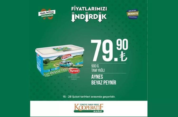 Tarım Kooperatif Market 28 Şubat özel katalog yayınlandı İndirimli ürünler listesi belli oldu Çocuk bezi 89 TL, 1 KG Kıyma 62 TL, ayçiçek yağı...
