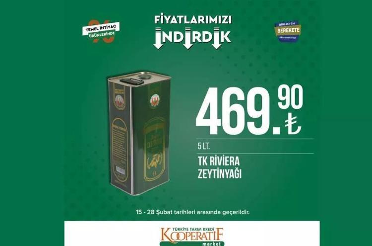 Tarım Kooperatif Market 28 Şubat özel katalog yayınlandı İndirimli ürünler listesi belli oldu Çocuk bezi 89 TL, 1 KG Kıyma 62 TL, ayçiçek yağı...
