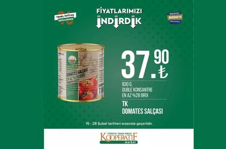 Tarım Kooperatif Market 28 Şubat özel katalog yayınlandı İndirimli ürünler listesi belli oldu Çocuk bezi 89 TL, 1 KG Kıyma 62 TL, ayçiçek yağı...