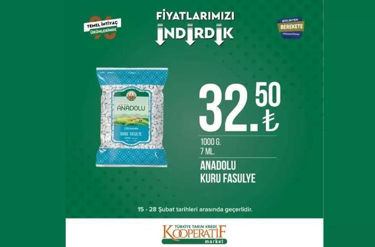 Tarım Kooperatif Market 28 Şubat özel katalog yayınlandı İndirimli ürünler listesi belli oldu Çocuk bezi 89 TL, 1 KG Kıyma 62 TL, ayçiçek yağı...