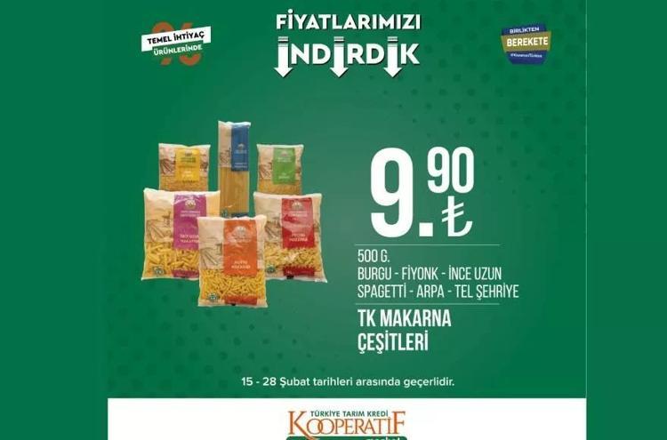 Tarım Kooperatif Market 28 Şubat özel katalog yayınlandı İndirimli ürünler listesi belli oldu Çocuk bezi 89 TL, 1 KG Kıyma 62 TL, ayçiçek yağı...