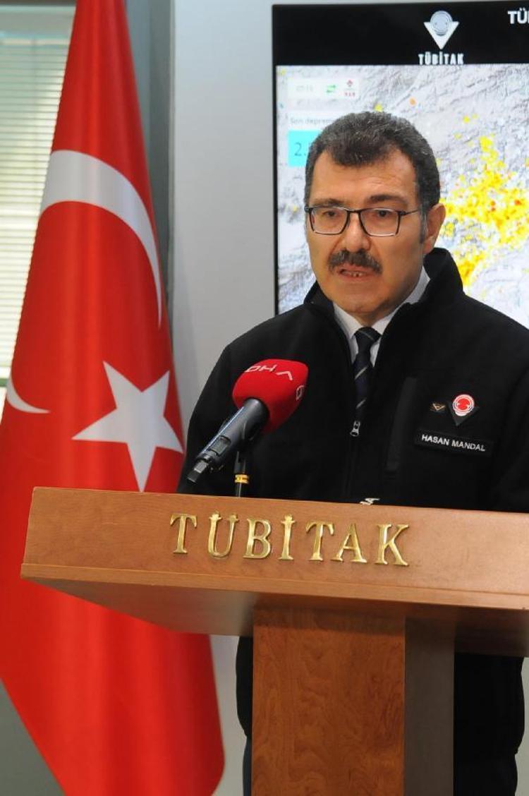 TÜBİTAK Başkanı Mandal: Bölgede her 30 saniyede 1 deprem görüyoruz