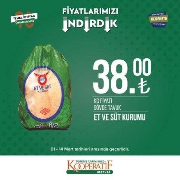 Tarım Kredi Markette Ramazan indirimi 13-31 Mart 2023 katalog yayınlandı 9 KG deterjan 104 TL, 5 LT Ayçiçek Yağı fiyatı indi